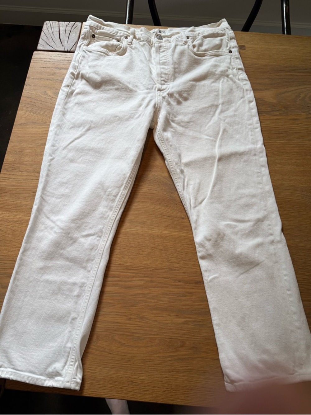 Agolde Slim Straight Riley crop Jeans